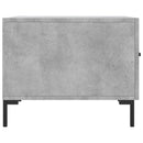 vidaXL 2 db betonszürke szerelt fa dohányzóasztal 50 x 50 x 40 cm
