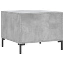 vidaXL 2 db betonszürke szerelt fa dohányzóasztal 50 x 50 x 40 cm