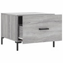 vidaXL 2 db szürke sonoma szerelt fa dohányzóasztal 50 x 50 x 40 cm