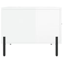 vidaXL 2 db magasfényű fehér szerelt fa dohányzóasztal 50 x 50 x 40 cm