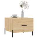 vidaXL 2 db sonoma tölgy szerelt fa dohányzóasztal 50 x 50 x 40 cm