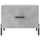 vidaXL betonszürke szerelt fa dohányzóasztal 50 x 50 x 40 cm