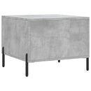 vidaXL betonszürke szerelt fa dohányzóasztal 50 x 50 x 40 cm