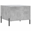 vidaXL 2 db betonszürke szerelt fa dohányzóasztal 50 x 50 x 40 cm