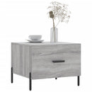 vidaXL 2 db szürke sonoma szerelt fa dohányzóasztal 50 x 50 x 40 cm