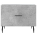 vidaXL betonszürke szerelt fa dohányzóasztal 50 x 50 x 40 cm