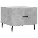 vidaXL 2 db betonszürke szerelt fa dohányzóasztal 50 x 50 x 40 cm