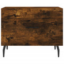 vidaXL 2 db füstös tölgy szerelt fa dohányzóasztal 50 x 50 x 40 cm