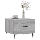 vidaXL 2 db szürke sonoma szerelt fa dohányzóasztal 50 x 50 x 40 cm