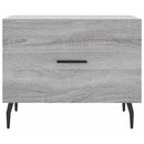 vidaXL 2 db szürke sonoma szerelt fa dohányzóasztal 50 x 50 x 40 cm