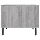 vidaXL 2 db szürke sonoma szerelt fa dohányzóasztal 50 x 50 x 40 cm