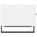 vidaXL 2 db fehér szerelt fa dohányzóasztal 50 x 50 x 40 cm