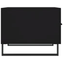 vidaXL 2 db fekete szerelt fa dohányzóasztal 50 x 50 x 40 cm