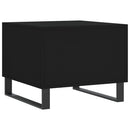 vidaXL 2 db fekete szerelt fa dohányzóasztal 50 x 50 x 40 cm