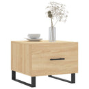 vidaXL 2 db sonoma tölgy szerelt fa dohányzóasztal 50 x 50 x 40 cm