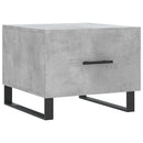 vidaXL 2 db betonszürke szerelt fa dohányzóasztal 50 x 50 x 40 cm