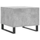 vidaXL 2 db betonszürke szerelt fa dohányzóasztal 50 x 50 x 40 cm
