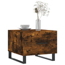 vidaXL 2 db füstös tölgy szerelt fa dohányzóasztal 50 x 50 x 40 cm