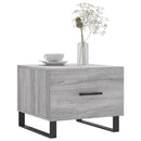 vidaXL 2 db szürke sonoma szerelt fa dohányzóasztal 50 x 50 x 40 cm