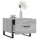 vidaXL 2 db szürke sonoma szerelt fa dohányzóasztal 50 x 50 x 40 cm