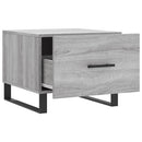 vidaXL 2 db szürke sonoma szerelt fa dohányzóasztal 50 x 50 x 40 cm
