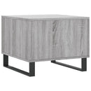 vidaXL 2 db szürke sonoma szerelt fa dohányzóasztal 50 x 50 x 40 cm