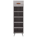 vidaXL szürke sonoma színű szerelt fa cipősszekrény 30 x 35 x 105 cm