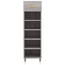 vidaXL szürke sonoma színű szerelt fa cipősszekrény 30 x 35 x 105 cm