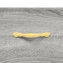 vidaXL szürke sonoma színű szerelt fa cipősszekrény 30 x 35 x 105 cm