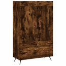 vidaXL füstös tölgy színű szerelt fa magasszekrény 69,5 x 31 x 115 cm
