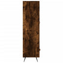 vidaXL füstös tölgy színű szerelt fa magasszekrény 69,5 x 31 x 115 cm