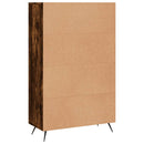 vidaXL füstös tölgy színű szerelt fa magasszekrény 69,5 x 31 x 115 cm