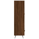 vidaXL barna tölgyszínű szerelt fa magasszekrény 69,5 x 31 x 115 cm