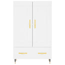 vidaXL fehér szerelt fa magasszekrény 69,5 x 31 x 115 cm