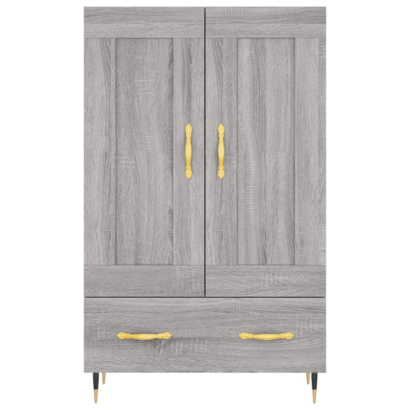 vidaXL szürke sonoma szerelt fa magasszekrény 69,5 x 31 x 115 cm