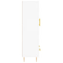 vidaXL fehér szerelt fa magasszekrény 69,5 x 31 x 115 cm