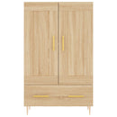 vidaXL sonoma tölgy színű szerelt fa magasszekrény 69,5 x 31 x 115 cm