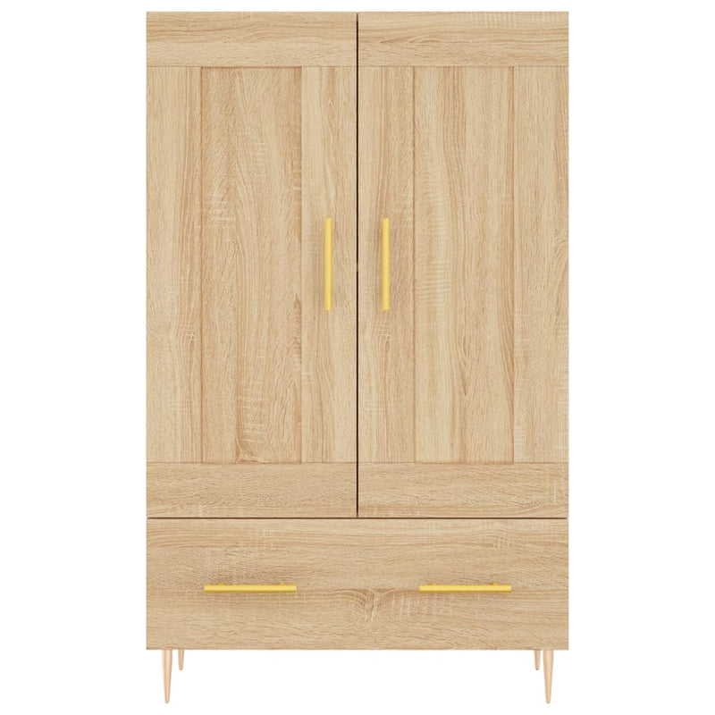 vidaXL sonoma tölgy színű szerelt fa magasszekrény 69,5 x 31 x 115 cm