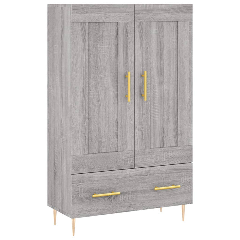 vidaXL szürke sonoma szerelt fa magasszekrény 69,5 x 31 x 115 cm