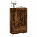vidaXL füstös tölgy színű szerelt fa magasszekrény 69,5 x 31 x 115 cm