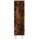 vidaXL füstös tölgy színű szerelt fa magasszekrény 69,5 x 31 x 115 cm