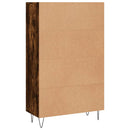vidaXL füstös tölgy színű szerelt fa magasszekrény 69,5 x 31 x 115 cm