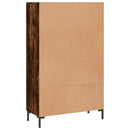 vidaXL füstös tölgy színű szerelt fa magasszekrény 69,5 x 31 x 115 cm