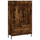 vidaXL füstös tölgy színű szerelt fa magasszekrény 69,5 x 31 x 115 cm