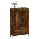 vidaXL füstös tölgy színű szerelt fa magasszekrény 69,5 x 31 x 115 cm