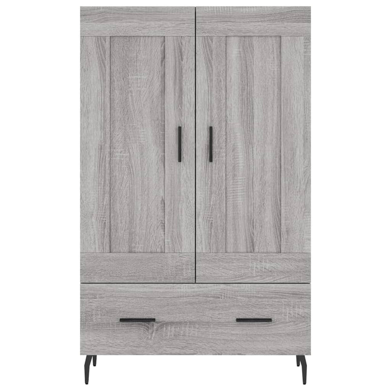 vidaXL szürke sonoma szerelt fa magasszekrény 69,5 x 31 x 115 cm