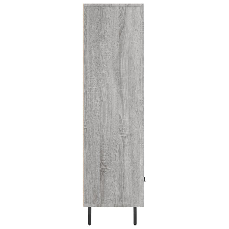 vidaXL szürke sonoma szerelt fa magasszekrény 69,5 x 31 x 115 cm
