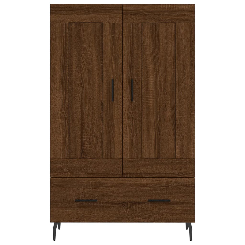 vidaXL barna tölgyszínű szerelt fa magasszekrény 69,5 x 31 x 115 cm