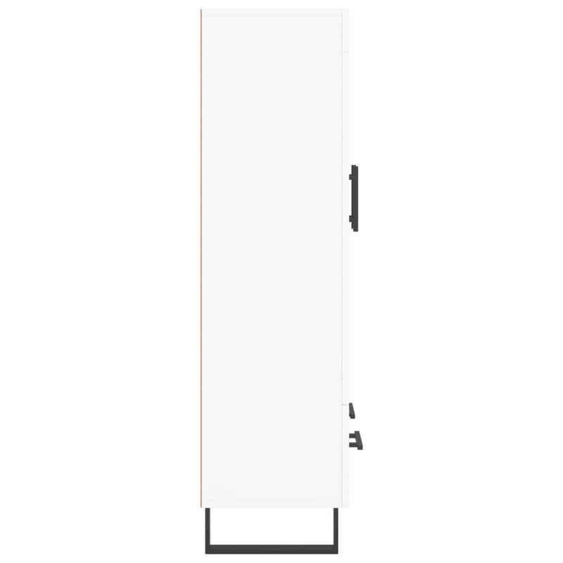 vidaXL fehér szerelt fa magasszekrény 69,5 x 31 x 115 cm