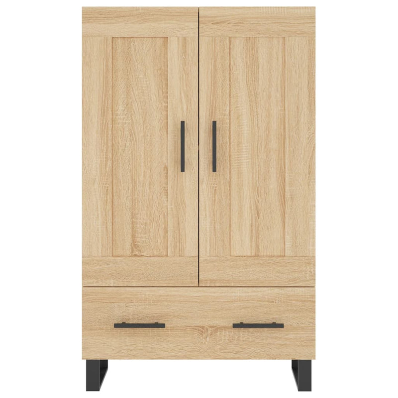 vidaXL sonoma tölgy színű szerelt fa magasszekrény 69,5 x 31 x 115 cm